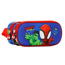 Best Spiderman Azul Estuche Portatodo Doble 3D Circles