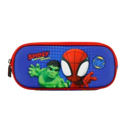 Best Spiderman Azul Estuche Portatodo Doble 3D Circles