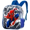 Clearance Spiderman Gris Mochila 3D Pequeña Jumping
