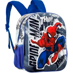 Clearance Spiderman Gris Mochila 3D Pequeña Jumping
