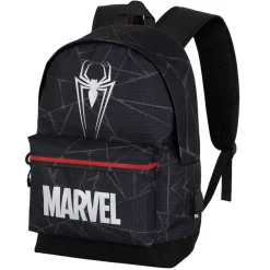 Hot Spiderman Negro Mochila HS Silver Reflect
