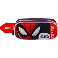 Sale Spiderman Rojo Estuche Portatodo Doble 3D Stronger